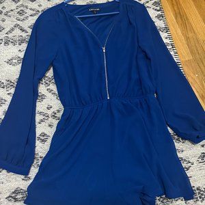 EXPRESS Electric Blue Romper (S)